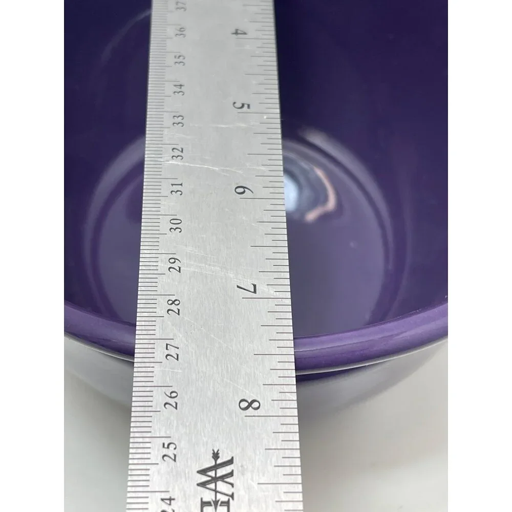 Rachael Ray 1 Quart‎ Mixing Bowl with Pour Spout and Handle Plum Purple NEW!
